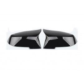 Capace oglinzi Batman style Audi A4 B8 2009-2014 negru lucios