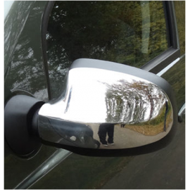 Set 2 capace oglinda din plastic cromat Dacia Sandero 2008-2012